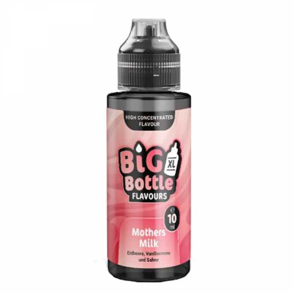 Mothers Milk Big Bottle Aroma Longfill 10ml / 120ml (Erdbeere und Vanillecreme mit Sahne)