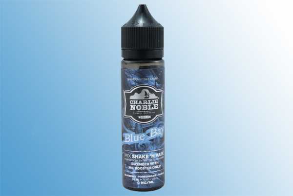 Blue Bay - Charlie Noble Shake&Vape 60ml Mix aus Blaubeeren, Granatapfel, Vanille und Zitrone