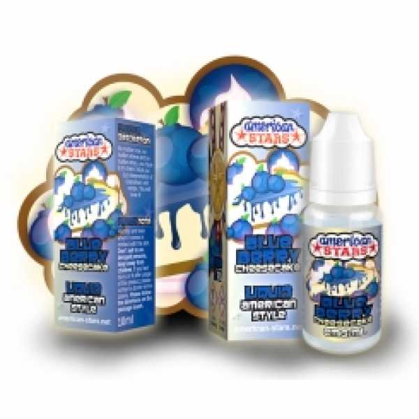 American Stars Blueberry Cheesecake Liquid 10ml Blaubeer-Käsekuchen vollmundig und intensiv