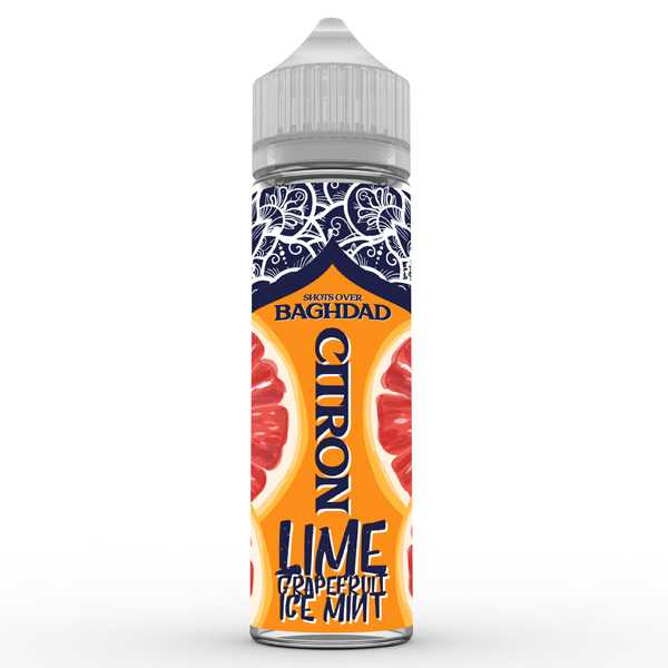 Citron Baghdad Shortfill Liquid 60ml Zitrone und Limette verfeinert mit Grapefrucht und eisgekühlter Minze