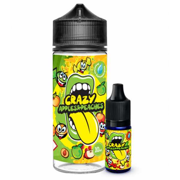 Crazy Apples and Peaches Big Mouth Aroma 10ml / 120ml süße Apfel und Pfirsich Bonbons