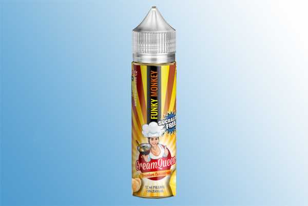 Funky Monkey Cream Queen PJ Empire Aroma 12/ 60ml Vanillecreme trifft auf Banane, Cashew, Kokos, Schokolade, Erdnussbutter und Rum