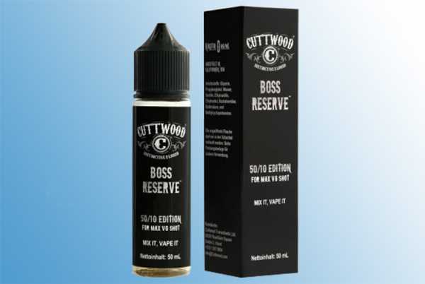 Boss Reserve - Cuttwood Liquid 60ml Mix aus Keksen, Honig und Nüssen