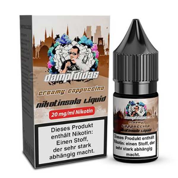 Creamy Cappucino Dampfdidas Nikotinsalz Liquid 10ml