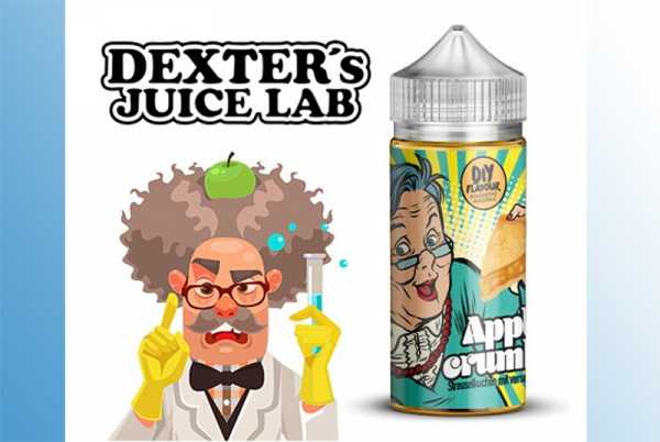 Apple Crumble - Dexter‘s Juice Lab Liquid 60ml Apple Crumble Liquid schmeckt nach Omas Apfel Streuselkuchen