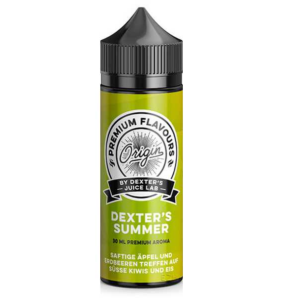 Dexters Summer Dexter's Juice Lab Aroma Longfill 30ml / 120ml reife Äpfel und Erdbeeren treffen auf süsse Kiwis und Vanilleeis