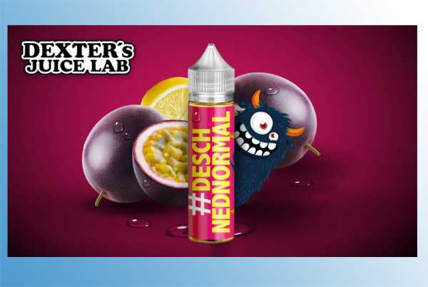 #deschnednormal - Dexter‘s Juice Lab Liquid 60ml Fruchtmix Liquid aus Passionsfrucht und Zitrone