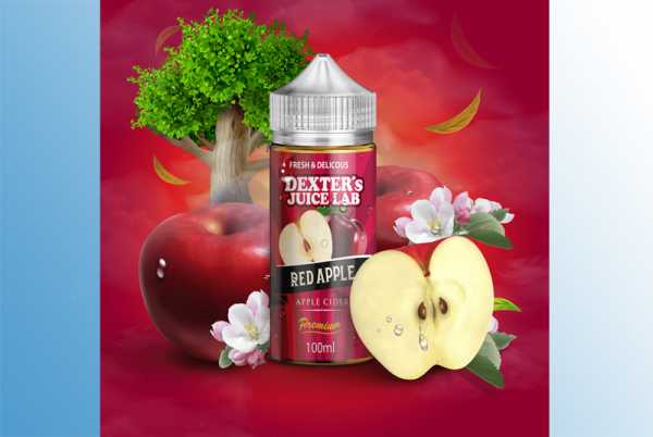 Red Apple – 120ml Dexters Juice Liquid süße reife und saftige Äpfel