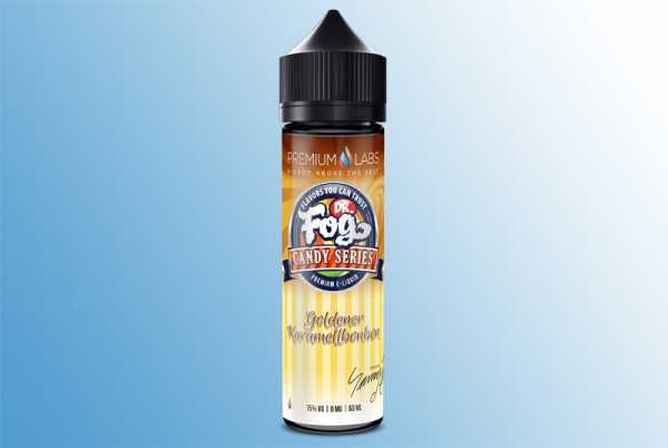 Goldener Karamellbonbon Dr. Fog Candy Series Liquid 60ml cremiger Karamellbonbon