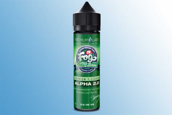 Alpha 2.0 Dr. Fog M-Series Liquid 60ml Wassermelonensorbet mit frischen tropischen Früchten und Menthol Kick