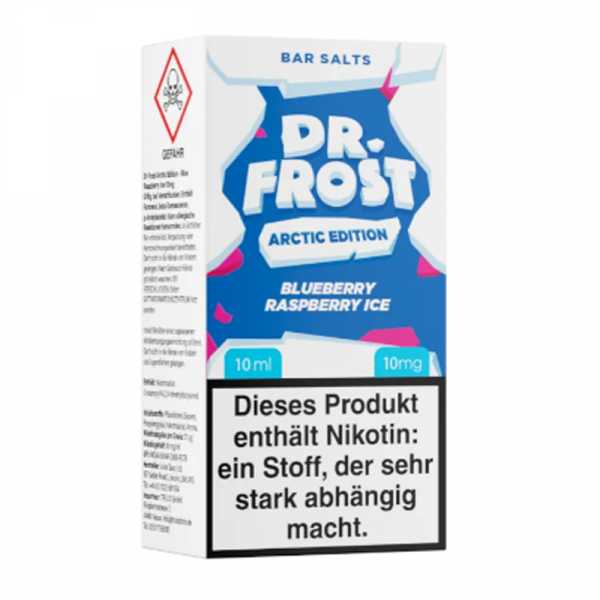 Blueberry Raspberry Ice Dr. Frost Arctic Nikotinsalz Liquid 10ml (Blaubeer, Himbeer und Kühle)