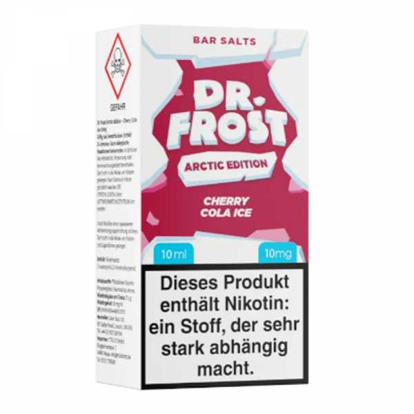 Cherry Cola Ice Dr. Frost Arctic Nikotinsalz Liquid 10ml (Kirsch Cola mit Kühle)