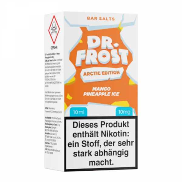 Mango Pineapple Ice Dr. Frost Arctic Nikotinsalz Liquid 10ml (Mango, Ananas und Kühle)