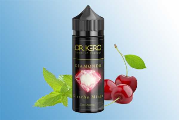 Kirsche Minze Dr. Kero Diamonds Aroma 20ml / 120ml reife Kirschen treffen auf erfrischende Minze