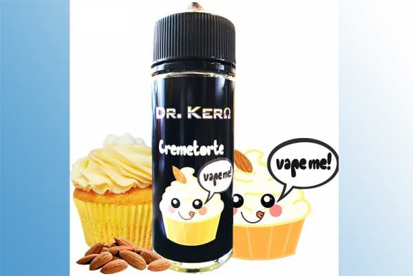 Cremetorte Dr. Kero 120ml Liquid Cupcake mit Toping aus Buttercreme, Mandeln und Honig