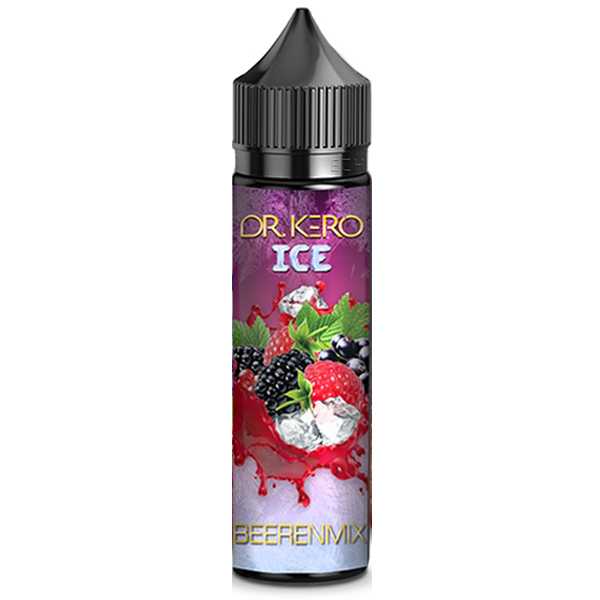 Ice Beerenmix Dr. Kero Aroma 10ml / 60ml Beerenmix aus Erdbeeren, Himbeeren, Blaubeeren und Brombeeren eisgekühlt