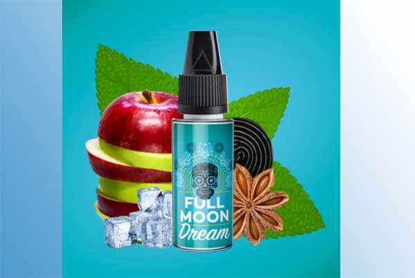 Dream Full Moon Aroma 30ml leckere Apfel trifft auf Lakritze und Anis mit leichter Frische