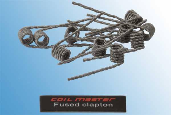 e zigarette Coil Master Fused Clapton Coil Holzbox