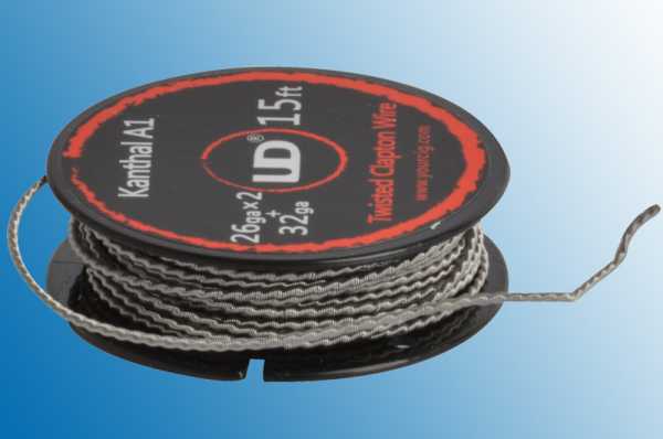 Twisted Clapton Wire 15ft (4,5 Meter) 26GA x 2 + 32GA