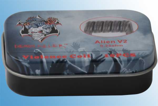 Alien V2 Clapton E-Zigaretten Coil Damon Killer 0,25 Ohm