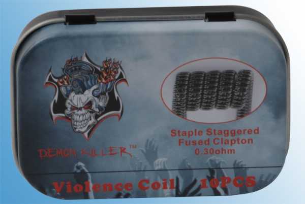 Staple Staggered Fused Clapton Coil Damon Killer