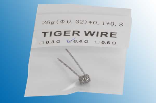 10 x Tiger Wire Fertigwicklung 0,3 / 0,4 oder 0,5 Ohm