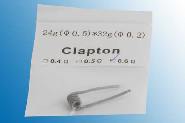 10 x Clapton Coil Fertigwicklung 0,4 / 0,5 oder 0,6 Ohm