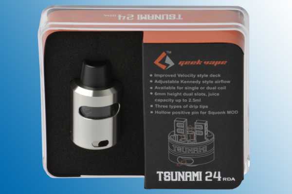 Geek Vape Tsunami 24 RDA Glas Window