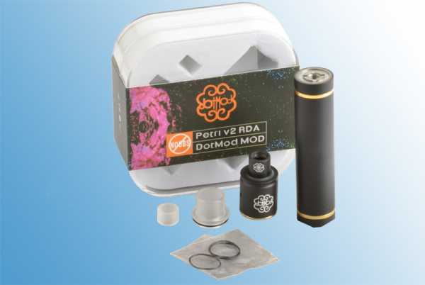 Dampf Shop - Petri V2 Kit Hybrid Akkuträger + Verdampfer