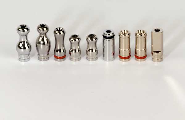 Chrome Drip Tip: Cylinder Vase Calabash Flat