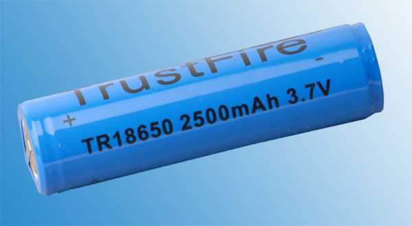 Dampf Shop - Trustfire 18650 2500 mAh protected