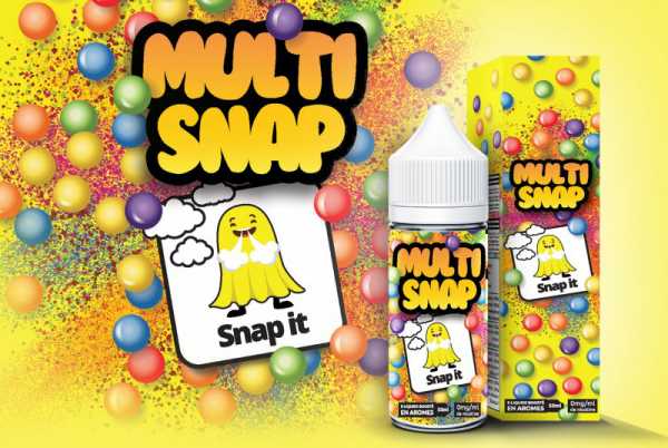 Multi Snap - Snap It Liquid 60ml leckerer saftig und fruchtiger Bonbonmix