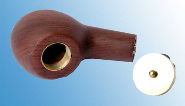 Dampf Shop - E-Pfeife Korpus aus Edelholz - King E-Pipe