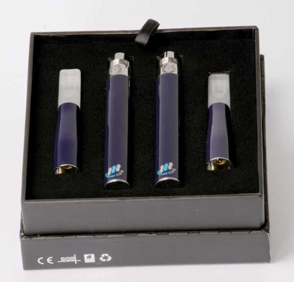 Ego T Blau (Violett) E-Zigarette Doppelset 900mAh manuelle Akkus