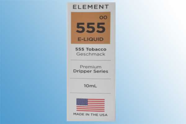 555 Tabak Element USA Liquid 10ml