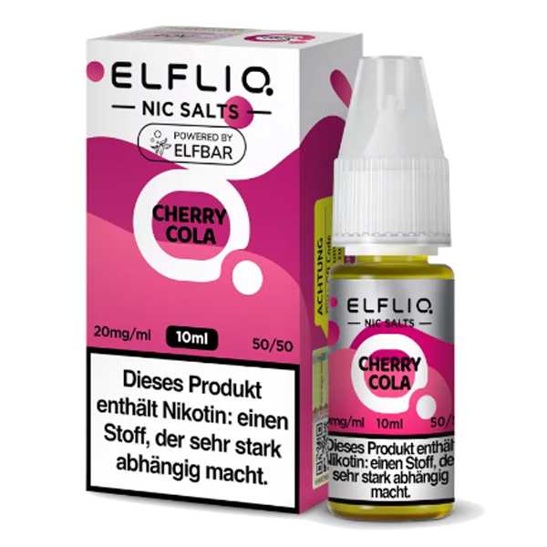 Cherry Cola ELFLIQ Nikotinsalz Liquid 10ml (Kirsch Cola Geschmack)