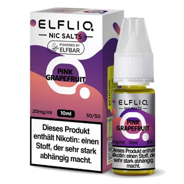 Pink Grapefruit ELFLIQ Nikotinsalz Liquid 10ml (süße Grapefrucht / Pampelmuse)