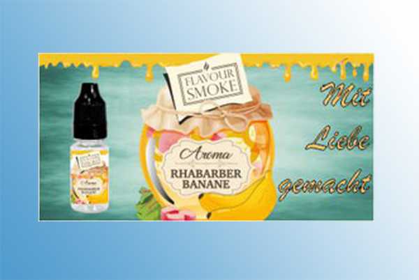 Rhabarber / Banane Flavour Smoke Aroma 10 ml Rhabarber-Banane Marmelade