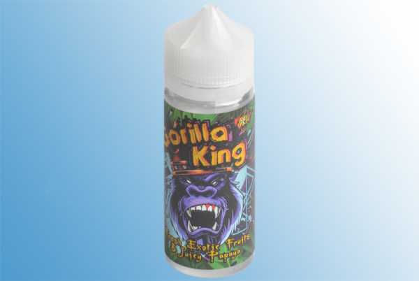 Fresh Exotic & Juicy Papya – 120ml Gorilla King Liquid exotischer Fruchtmix aus Kokos, Kiwi, Orange und Drachenfrucht