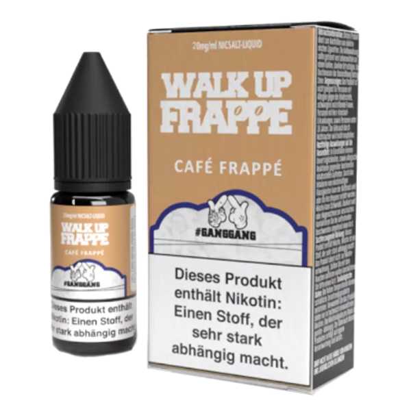 Walk up Frappe GangGang NicSalt Liquid 10ml (Kaffee Geschmack)