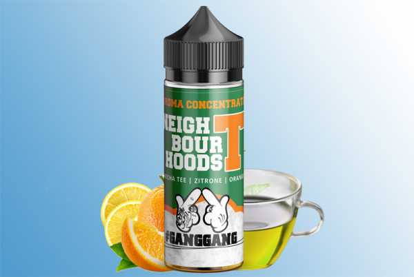 Neightbour Hoods T Ganggang Aromashot 20ml / 120ml Matcha Tee mit Orange und Zitrone