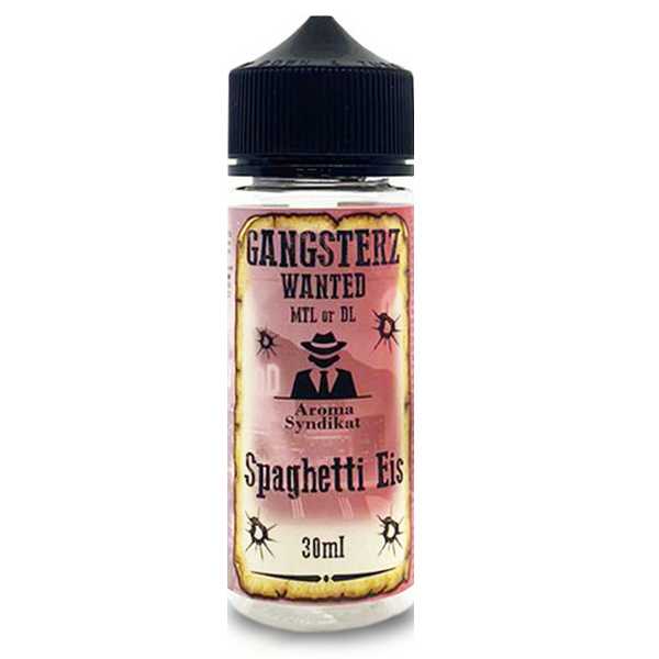 Spaghetti Eis Gangsterz Aroma Longfill 30ml / 120ml leckeres Vanilleeis mit frischer Beerensauce