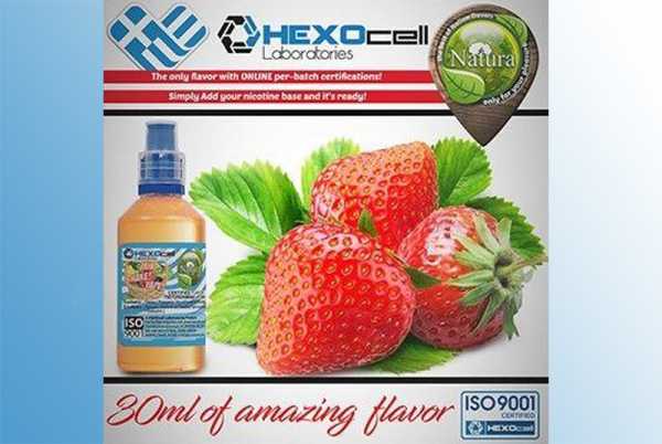 Minty Strawberry – Hexocell Liquid 30ml reife Erdbeeren treffen auf Minze