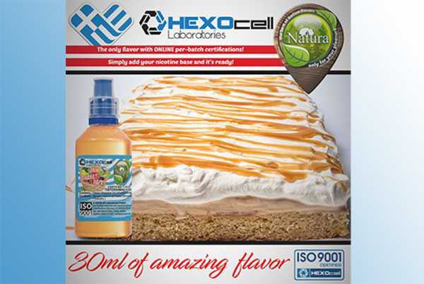 Vanilla Caramel – Hexocell Liquid 30ml Vanillecreme mit einer dicken Portion Karamell