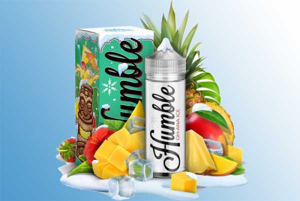 Humble Juice – ICE Oh-Aha 120ml Liquid Mix aus reifer Ananas und Mango mit Cooling Kick