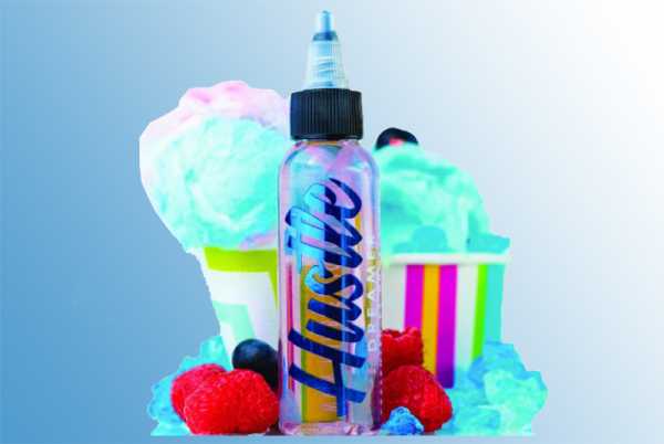 Dreamer Hustle Plus 120ml Liquid Zuckerwatte mit Himbeer und Blaubeer Geschmack