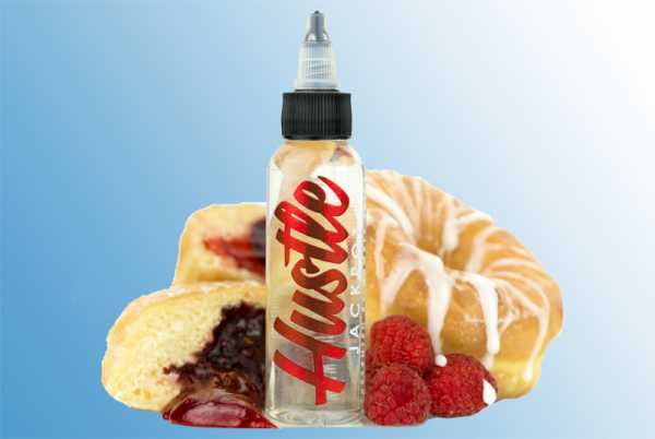 Jackpot Hustle Plus 120ml Liquid Himbeerdonuts mit Zuckerglasur