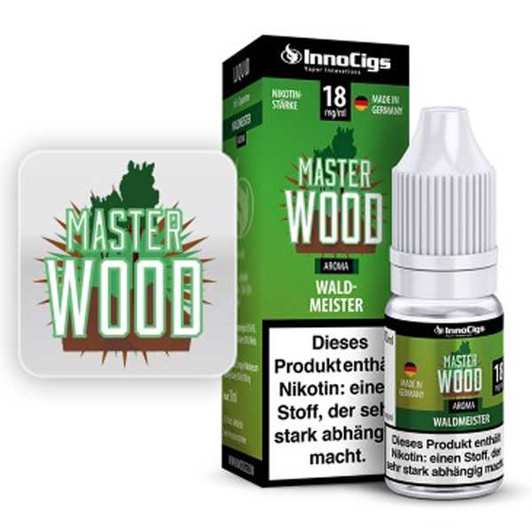 Master Wood InnoCigs Liquid 10ml erfrischender Waldmeister