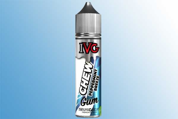 Peppermint Breeze IVG Chew Gum Liquid 60ml erfrischende Pfefferminz Kaugummi