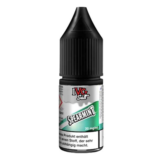 Spearmint IVG Nikotinsalz Liquid 10ml (erfrischender Pfefferminz Geschmack)